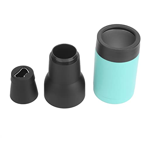Doppelwand Edelstahl Bierkühler -Isolierung Flaschenöffner 12 Unzen Dose Deckel für Strandparty (GREEN) von RIZGHWOY