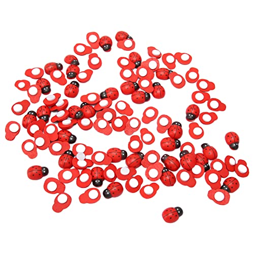 RIZGHWOY 100pcs Holz Lady Käferaufkleber Lebendiger Rot Selbstkleber Marienkäferaufkleber für Praktische Fähigkeiten Entwicklung Home Dekoration RIZGHWOY 100pcs Holz Lady Käferaufkleber Lebendiger Rot Selbstkleber Marienkäferaufkleber für Praktische Fähigkeiten Entwicklung Home Dekoration von RIZGHWOY
