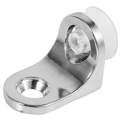 RIZGHWOY 10pcs Zinklegungsschelfhalterungen Glasschelf -Haltehalter mit Trottel für Glasholzboardmöbel von RIZGHWOY
