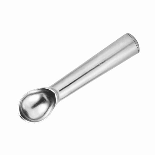 RIZGHWOY 3 Typen Ice Cream Scoop Löffel Aluminiumlegierung Nicht -Schicht Küchenwerkzeug für Dessert Shop Cafe Bar Matte Silber (Glänzende Oberfläche) von RIZGHWOY