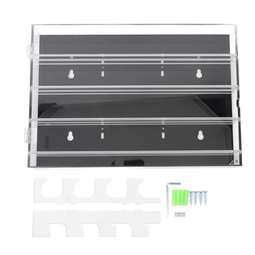 RIZGHWOY 4 Schicht Taschenwand Montiertes Acrylschneider -Display -Box Klarer Sichtweitabstand Maximieren Sie den Wandraum für Küchenwerkzeuge Schnelles Setup in Minuten Wunderbares von RIZGHWOY
