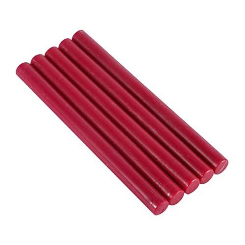 RIZGHWOY 5pcs Versiegelungswachs -Sticks Feuermanuskript -Versiegelungswachs für Dichtungsstempel Standard Kleberpistole (Burgund) von RIZGHWOY