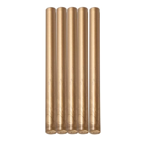 RIZGHWOY 5pcs Versiegelungswachs -Sticks Feuermanuskript -Versiegelungswachs für Dichtungsstempel Standard Kleberpistole (antike Bronze) von RIZGHWOY
