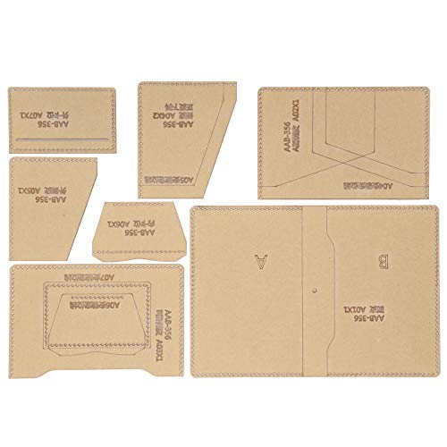 RIZGHWOY Acryl -Brieftaschenmuster Schablone Vorlage Langlebiges -Werkzeug für Lederhandwerksbegeisterte, Leicht und Tragbar für die Passportsack Herstellung von RIZGHWOY