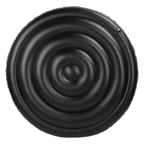 RIZGHWOY Aufblasbare Abdeckung Runde Spa Pool Staubdeckel Einstellbare Größe 50,4 Zoll 62,2in 70,9 Zoll mit Robustem PVC -Material für die Entspannung Im Freien (ohne Griff) von RIZGHWOY