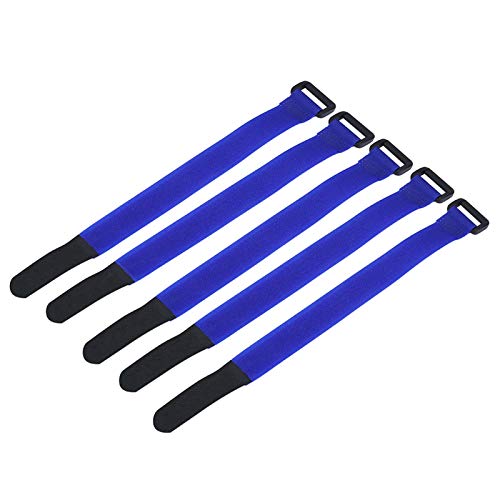 RIZGHWOY Befestigungsbikebike -Fahrrad -Krawattengurte, 5pcs Einstellbare Nylon -Lenkerbänder für Reitbehörden Im Freien Einstellen (Blue) von RIZGHWOY
