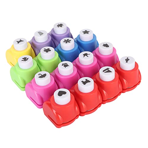 RIZGHWOY Creative Paper Punch Set für, 15 Prozent Handwerkslöcher Punch für Scrapbooking Journaling, Ideale 3-13 Jahre Alt, aus Bauch- und Legierungsmaterial Bestehen von RIZGHWOY