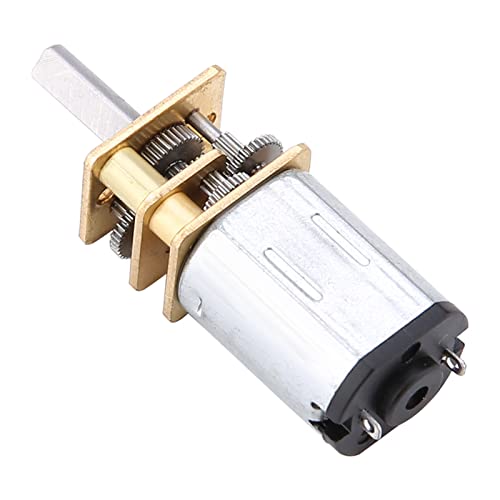 RIZGHWOY DC-Getriebe Motor Reduktion Motor Kleiner Elektromotor 3V 6 V 12 V 50-2000 U/Min mit Metall für -Projekte Robotikersatz RIZGHWOY DC-Getriebe Motor Reduktion Motor Kleiner Elektromotor 3V 6 V 12 V 50-2000 U/Min mit Metall für -Projekte Robotikersatz von RIZGHWOY