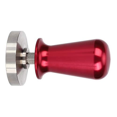 RIZGHWOY Edelstahl -Kaffeestamper -Pulver Pulver Druckpress Hammerwerkzeug Zum Brauen von Kaffee, Küchenbedarf für Liebhaber 57,5 ​​mm Größe (Rot) von RIZGHWOY