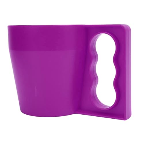 RIZGHWOY Eiscreme -Pint -Halter Wiederverwendbarer Isolierter Becherhalter mit Frostschutzmittelgriff Stabil und Praktischer Joghurt -gefrorene Desserts (PURPLE) von RIZGHWOY