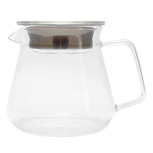 RIZGHWOY Glasgieß über Kaffeemaschine Tropfer -Topf mit Hitzegriff für Home Office Cafe Barista Gebrauch (500ML) von RIZGHWOY