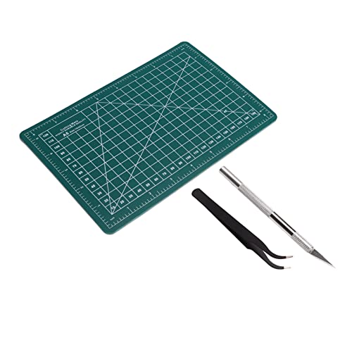 RIZGHWOY Handwerksmesser und Schneidmatte Selbstheilung A5 Matte Stahl Schaufel/Flügel Zum Nähen und -Crafting PVC -Material RIZGHWOY Handwerksmesser und Schneidmatte Selbstheilung A5 Matte Stahl Schaufel/Flügel Zum Nähen und -Crafting PVC -Material von RIZGHWOY