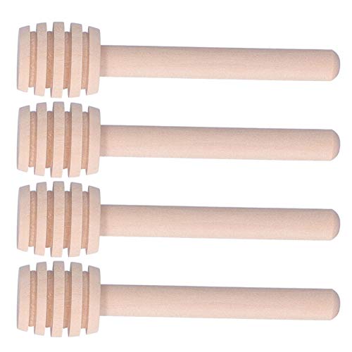 RIZGHWOY Hochwertiges Holzhonigendreiber Set Zum Abgeben Viskose Flüssigkeiten, 50 PCS Honey Drizzlers für die Verpackung Hausgemachtes Verpackung von RIZGHWOY