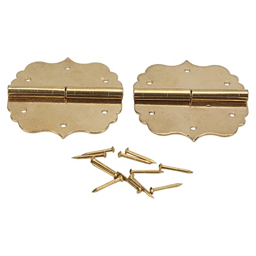 RIZGHWOY Retro -Scharnier Im Alten Messing für Holzgarderobe Inneneinrichtung 2 Sets von RIZGHWOY