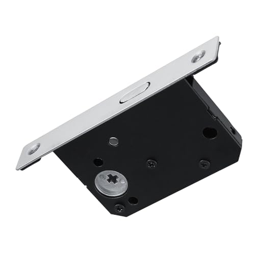 RIZGHWOY Schiebetürverriegelungsgriff Antitheft für Scheunenholzmöbel Hardware Einfach zu Verwendendem Design mit Schlüsseln für Linke oder Rechte Türen (gebürstetes Silber) von RIZGHWOY