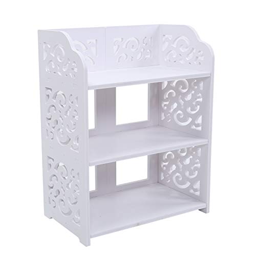 RIZGHWOY Schuhregal Weiß 3 Ebenen Ständer Aufbewahrungsorganisator Regal, WPC -Material Wohnzimmer Schlafzimmer Badezimmer Büro RIZGHWOY Schuhregal Weiß 3 Ebenen Ständer Aufbewahrungsorganisator Regal, WPC -Material Wohnzimmer Schlafzimmer Badezimmer Büro von RIZGHWOY