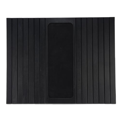 RIZGHWOY Sofa Arm Tablett Couch Armlehnenschale Sessel mit Nicht Rutschem Silikon für Fernseher Snacks Fernbedienung Telefon 17.13x13.39in (BLACK) von RIZGHWOY