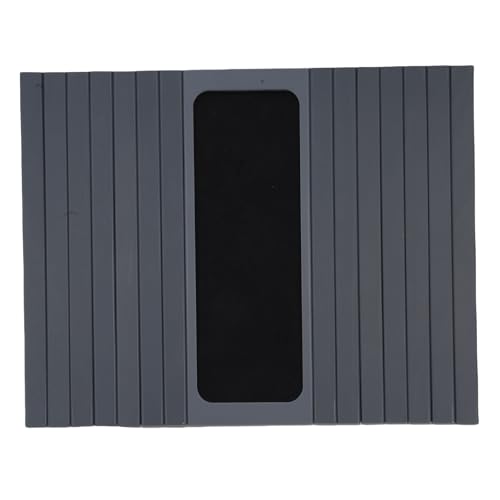 RIZGHWOY Sofa Arm Tablett Couch Armlehnenschale Sessel mit Nicht Rutschem Silikon für Fernseher Snacks Fernbedienung Telefon 17.13x13.39in (hellgrau) von RIZGHWOY