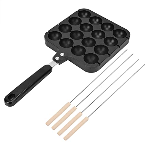 RIZGHWOY Takoyaki Kochen Backformform Tablett Nicht -Stick -Grill Pfanne Guss Aluminium Gasherd Elektrische Ofen Runde Pfannkuchen Leicht zu Reinigen für Heimköche RIZGHWOY Takoyaki Kochen Backformform Tablett Nicht -Stick -Grill Pfanne Guss Aluminium Gasherd Elektrische Ofen Runde Pfannkuchen Leicht zu Reinigen für Heimköche von RIZGHWOY