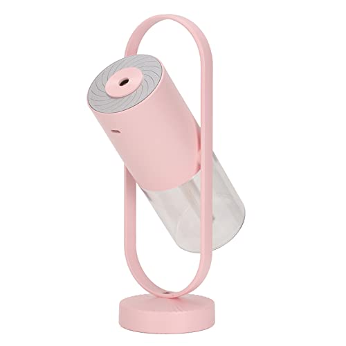 RIZGHWOY Tragbarer -Luftbefeuchter Persönlicher Cooler Nebel -Luftbefeuchter Reisebefeuchter Rotierender Halterung 7 Farbprojektion Licht 5H Kontinuierlich 8h Intermittierende Spray für (PINK) von RIZGHWOY