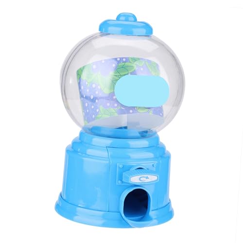 RIZGHWOY Tragbarer Mini -Süßigkeiten -Maschinen Twist Schalter Einfacher Sparetopf Geeignet für Gumballs Kids Birthday (BLUE) von RIZGHWOY