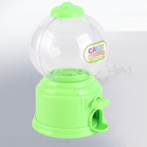 RIZGHWOY Tragbarer Mini -Süßigkeiten -Maschinen Twist Schalter Einfacher Sparetopf Geeignet für Gumballs Kids Birthday (GREEN) von RIZGHWOY