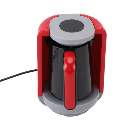 RIZGHWOY Türkische Kaffeemaschine, LCD -Display, 3 Heizmodi, Flip -Top, 5 Tassen, ABS -Material, Ideal für die Verwendung von Zuhause und Reisen (EU-Stecker) von RIZGHWOY