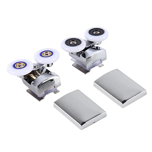 RIZGHWOY Twin Oben Unten 26 Mm Zinklegungs -Duschtür Rollsräder für 6 Mm Glastüren, Geeignet für die Meisten Duschgehäuse RIZGHWOY Twin Oben Unten 26 Mm Zinklegungs -Duschtür Rollsräder für 6 Mm Glastüren, Geeignet für die Meisten Duschgehäuse von RIZGHWOY