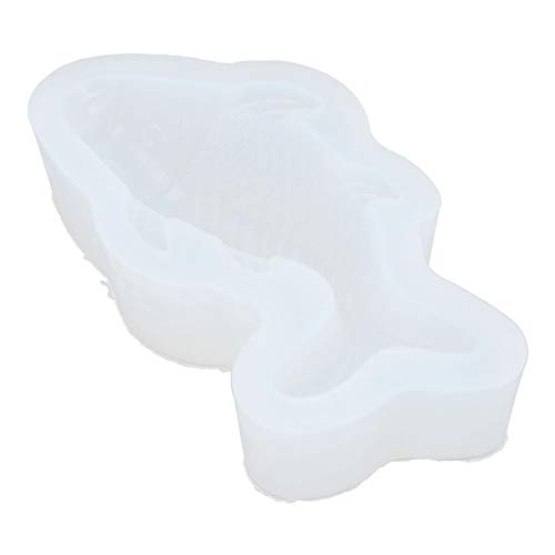RIZGHWOY Weißer Fisch Silikonform Multifunktionaler Kuchen -Schokoladenkerzenschimmel Einfach zu Bedienen RIZGHWOY Weißer Fisch Silikonform Multifunktionaler Kuchen -Schokoladenkerzenschimmel Einfach zu Bedienen von RIZGHWOY