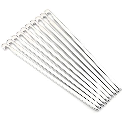 RIZGHWOY Zelteinsätze, 10pcs 16 cm Hochleistungs -Aluminium -Zeltstifte Stangen Nägel mit Tippquadrat -Formhaken für Camping -Markisen -Baldachin (Silver) von RIZGHWOY