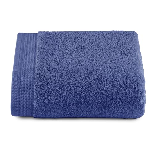 RIZO Top Towel - 1 Duschtuch, großes Duschtuch, Badetücher, 100% gekämmte Baumwolle, 600 g/m², Maße 100 x 150 cm, Blau von Top Towel