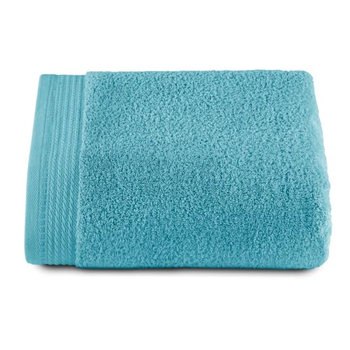 RIZO Top Towel - 1 Duschtuch - Badetücher - 100% gekämmte Baumwolle - 600 g/m² - Maße 70 x 140 cm - Aquamarin von RIZO