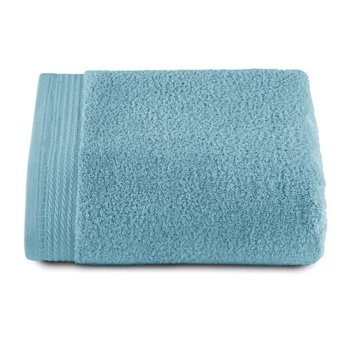 RIZO Top Towel - 1 Duschtuch - großes Duschtuch - Badetücher - 100% gekämmte Baumwolle - 600 g/m² - Maße 100 x 150 cm - Aquamarin von RIZO