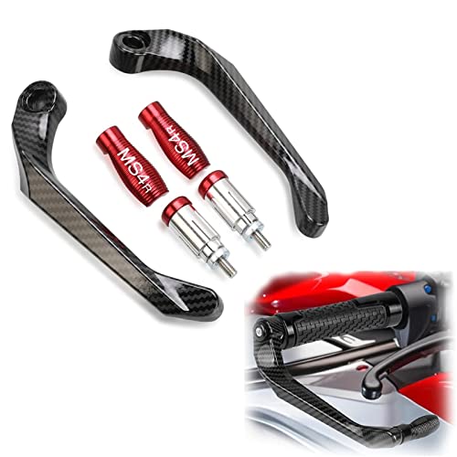 RJKZX Kupplungslenkerschutz Für DUCATI MS4R MS4 MS 4R 2001-2006 2005 2004 2003 Motorrad Hebel Schutz Bremse Kupplung Lenker(Rosso) von RJKZX