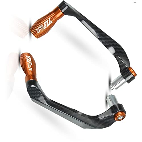 RJKZX Kupplungslenkerschutz Motorradzubehör Lenkergriffe Schutz Bremskupplungshebel Schutzfolie Für YAMAHA YZF600R 1995-2008 2007 2006 2005 2004 2003 2002(Orange) von RJKZX