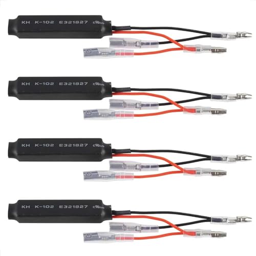 RJLLKD 4 Stück DC 12V 10W LED Motorrad Lastwiderstand Motorrad Blinkeranzeige von RJLLKD
