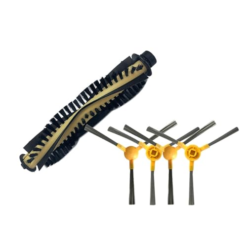Hauptrolle, Seitenbürste, Wischtuch For Staubsauger, Kompatibel Mit Mamibot, EXVAC660, EXVAC680S, EXVAC880, Ersatzteile For Roboterstaubsauger.(1 Main Roller+4Side Brush) von RJMVMGDVK