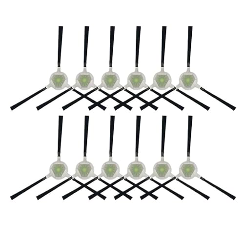 Seitenbürsten, Kompatibel Mit Lefant M210, M210S / M210B / M210P, Kompatibel Mit OKP Life K2, K3 / K4, Kompatibel Mit MOOSOO MT501, Roboterstaubsaugerteile.(12 pcs) von RJMVMGDVK