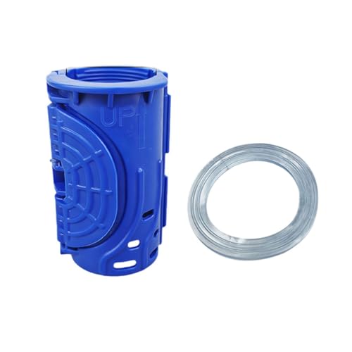 RJSQAQE Befestigungsmutter für Küchenarmaturen, Kontermutter zum schnellen Anziehen und Lösen, 35 mm Kunststoff-Kontermutter für Armaturen, Anti-Lockerungsmutter, Wasserhahn-Werkzeug (Blau) von RJSQAQE