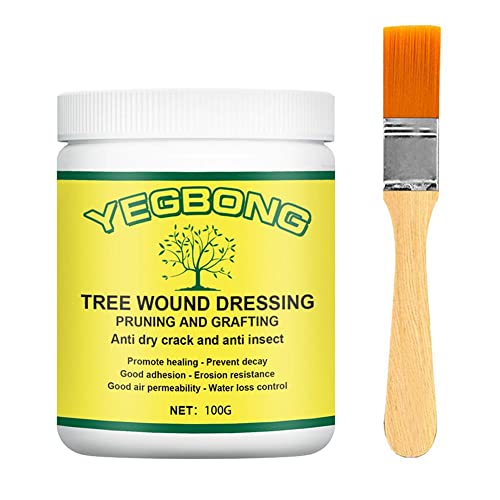 RJSQAQE Beschneiden Sealer für Baum Garten Baum Pfropfen Paste Baum Wunde Dressing Beschneiden Sealer Wundheilung E6Q2 Mittel Mit Bonsai Pinsel von RJSQAQE