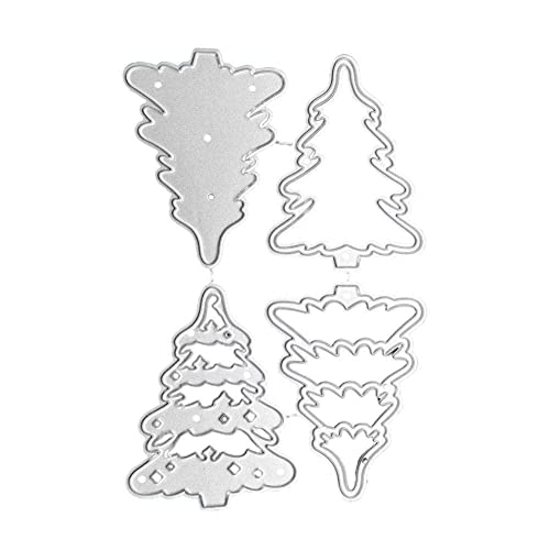Weihnachten Bäume Metall Schneiden Stirbt Schablone Scrapbooking Album Stempel Form Dekor Papier Handwerk Messer Präge U9Y8 Karte von RJSQAQE