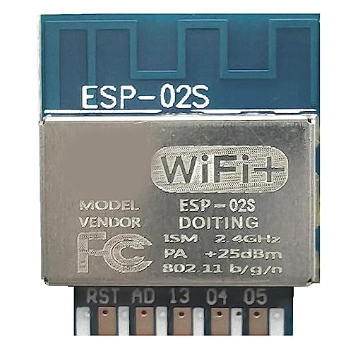Wi-Fi-Modul ESP-02S TYWE2S Serieller Anschluss an WiFi-Funkmodul Transparente Kompatibel für Smart ESP8266 Übertragung E2C5 mit von RJSQAQE