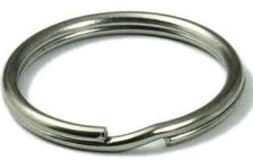 100 Stück Schlüsselringe 25 mm Stahl Schlüsselring Glänzend NEUWARE TOP-ANGEBOT ( 933512 ) von COXZD