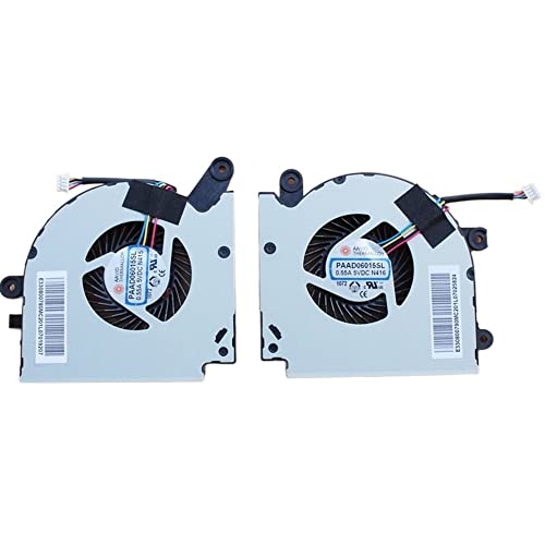 RJXDUPHT Ersatz des Lüfters Kompatibel mit GF75 Serie 8RC 8RD 9SC 9SD Thin MS-17F1 17F2 17F4 17F5 N415 N416 kompatibler Kühler(CPU and GPU Fan) von RJXDUPHT