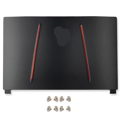 RJXDUPHT GE75 GP75 GL75 MS-17E2 17E5 17E7 Raider 8RE LCD-Rückabdeckung, vordere Blendenscharniere, hinterer Deckel, Gehäuse, Bildschirmabdeckung, kompatible Ersatzteile(GE75 A Cover) von RJXDUPHT