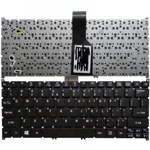 RJXDUPHT US-Tastatur kompatibel mit Aspire MS2346 MS2377 Q1VZC Chromebook C7 C710 C710-2847 von RJXDUPHT