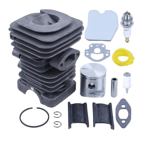 39mm Zylinderkolbenlagersatz passend for Hus 240 236 235 236E 240E Kettensäge 545050417 Vergaserdichtung Luftkraftstofffilterleitung von RJhXzK