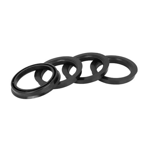 4 Stück Auto-Kunststoff 72,6 mm Außendurchmesser bis 57,1 mm Innendurchmesser Auto-Hub-Zentrierringe Bohrungsmitten-Abstandshalter-Hub-Ringe Schwarz(72.6-64.1mm) von RJhXzK