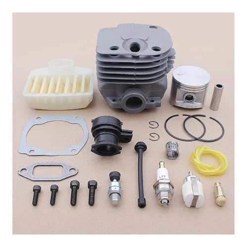 50mm Zylinderkolbensatz passend for Hus 372 371 365 362 Kettensäge Ersatzteil 503939372 503814502 Luftkraftstofffilter Ansaugkrümmer von RJhXzK