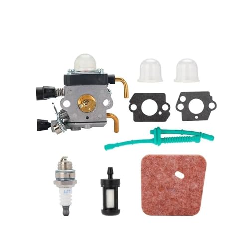 Vergaser-Kit mit Luftfilterleitungsdichtung Carb Fit for S-ihl FS55 FS55R FS55RC KM55 HL45KM55R FS38 Fadentrimmer Unkrautfresser(1 Set A) von RJhXzK